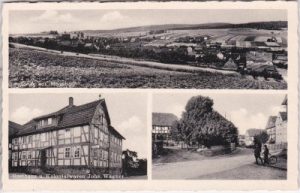 36208 Hönebach (Wildeck), u.a. Gasthaus Wagner, ca. 1940
