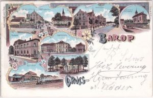 44227 Barop (Dortmund-Hombruch), u.a. Bahnhof, Farblitho, ca. 1895