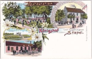 44797 Bochum-Stiepel, Königshof von Gathmann, Farblitho, ca. 1900