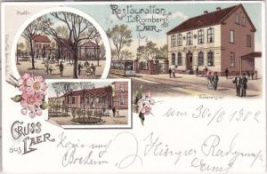 44803 Bochum-Laer, Restauration Romberg, Farblitho, ca. 1900