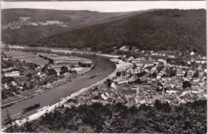 69412 Eberbach am Neckar, Luftaufnahme, ca. 1965