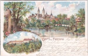85354 Freising, Farblitho, ca. 1900