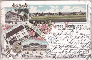 99625 Großneuhausen (Kölleda), Farblitho, ca. 1900