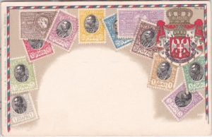 Serbien/Serbie/Srbija, Briefmarken, Wappen, Farblitho, ca. 1900
