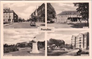 17291 Prenzlau, u.a. Bahnhof, Brüssower Straße, ca. 1960