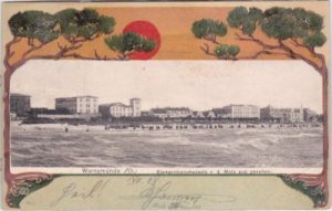 18119 Rostock-Warnemünde, Bismarckpromenade, ca. 1900