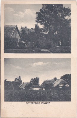 18374 Zingst (Darss), Gebäudeansichten, ca. 1925