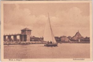18556 Wiek (Rügen), Hafeneinfahrt, ca. 1930