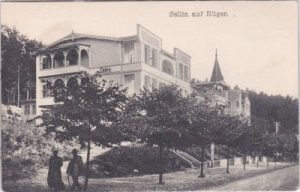 18586 Sellin auf Rügen, Straßenansicht, ca. 1905