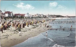 18609 Binz auf Rügen (Ostseebad), Strandleben, ca. 1915