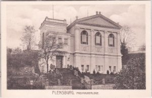 24937 Flensburg, Freimaurer-Loge, ca. 1905