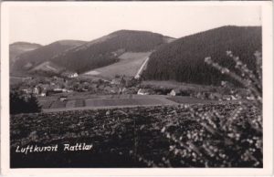 34508 Rattlar (Willingen/Upland), Ortsansicht, ca. 1955