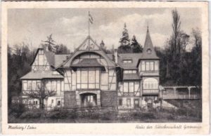 35037 Marburg an der Lahn, Haus Burschenschaft Germania, ca. 1950
