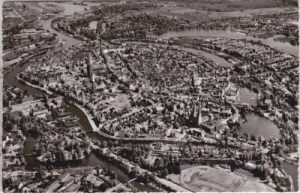 23552 Lübeck, Luftaufnahme, ca. 1965