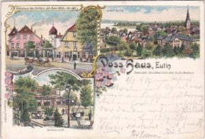 23701 Eutin, Voss Haus, Farblitho, ca. 1895