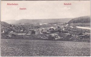 33184 Altenbeken, Bahnhof, Viadukt, ca. 1905