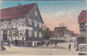 37249 Hebenshausen (Eichenberg), Straßenansicht, ca. 1915