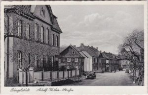 37351 Dingelstädt (Eichsfeld), Straßenansicht, ca. 1940