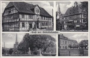 37434 Gieboldehausen, u.a. Gasthof zum Löwen, ca. 1935