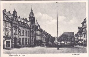 37520 Osterode am Harz, Marktplatz, ca. 1930
