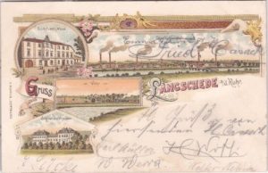 58730 Langschede an der Ruhr (Fröndenberg), Farblitho, ca. 1895
