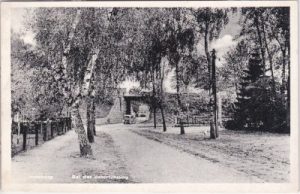 21266 Jesteburg, Straßenansicht, Unterführung, ca. 1935
