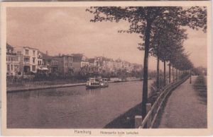 22299 Hamburg-Winterhude, Leinpfad, ca. 1930