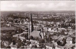 24837 Schleswig (Schlei), Luftaufnahme, ca. 1960