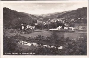 52396 Hausen/Eifel (Heimbach), Ortsansicht, ca. 1930