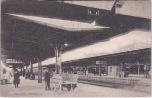 Insterburg in Ostpreußen (Tschernjachowsk), Bahnhof, ca. 1915