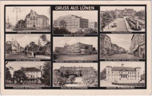 44532 Lünen an der Lippe, u.a. Bahnhof, Emil-Fröse-Straße, ca. 1935