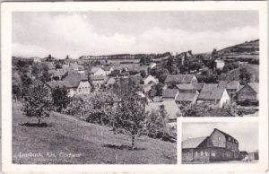 56759 Laubach (Eifel), Gasthaus zum Bahnhof, ca. 1950