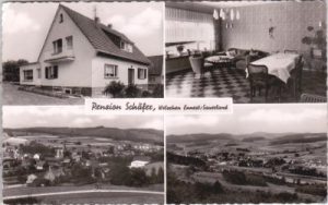 57399 Welschen Ennest (Kichhundem), Pension Schäfer, ca. 1960