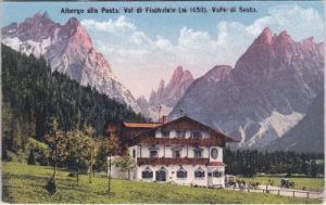 Fischleintal bei Sexten, Südtirol, Albergo alla Posta, ca. 1910