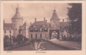 46419 Isselburg-Anholt, Schloß-Eingang, ca. 1925
