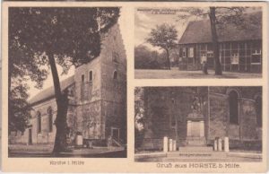 48231 Hörste (Warendorf-Milte), Gasthof Goldener Pflug, ca. 1920
