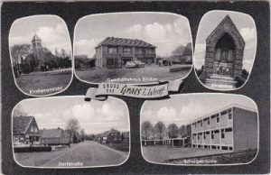 48683 Graes in Westfalen (Ahaus), u.a. Dorfstraße, ca. 1960