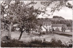 64678 Winterkasten im Odenwald (Lindenfels), Metzgerei, ca. 1960