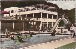 65193 Wiesbaden, Neroberg, Opelbad, ca. 1955