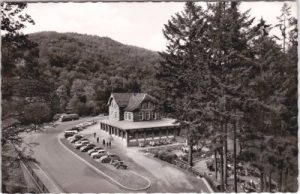 65391 Lorch (Rheingau), Gasthaus Kammerburg im Wispertal, ca. 1965