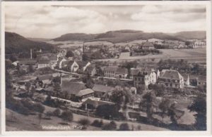 67714 Waldfischbach (Pfalz), Ortsansicht, ca. 1930
