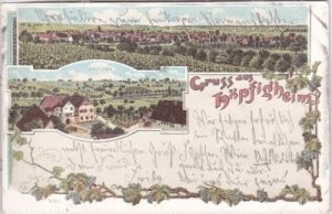 71711 Höpfigheim (Steinheim an der Murr), Farbltiho, ca. 1900