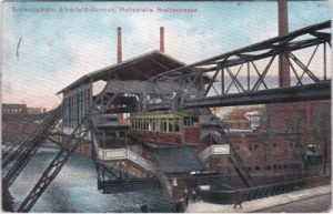 42369 Elberfeld-Barmen (Wuppertal), Station Breitestrasse, ca. 1910