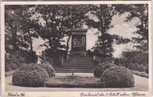 46485 Wesel am Rhein, Denkmal der Schill'schen Offiziere, ca. 1930