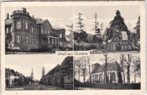 48249 Buldern (Dülmen), u.a. Weseler Straße, ca. 1955