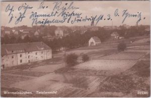 42929 Wermelskirchen, Gebäudeansicht, Fotokarte, ca. 1935