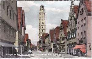 89415 Lauingen an der Donau, Herzog-Georg-Straße, ca. 1960