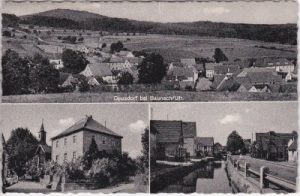 96169 Deusdorf (Lauter/Oberfranken), u.a. Ortsansicht, ca. 1955