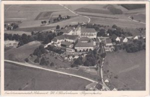 86558 Hohenwart, Taubstummenanstalt, Luftaufnahme, ca. 1930