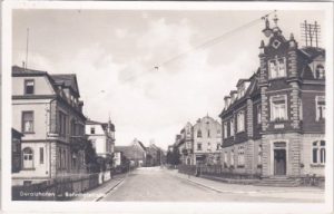 97447 Gerolzhofen, Bahnhofstrasse, ca. 1935